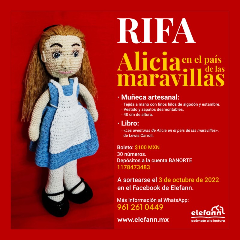 RIFA: Alicia en el país de la maravillas.